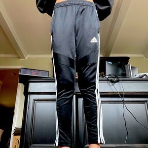Adidas zip up pants!!
